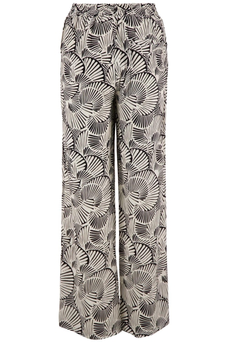Zusss wijde broek met grafische print